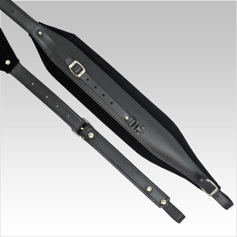 Extra Wide Accordion Straps - Leather & Fabric