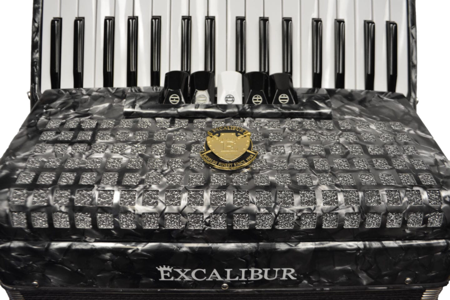 Excalibur Super Classic 72 Bass Accordion - Dark Grey